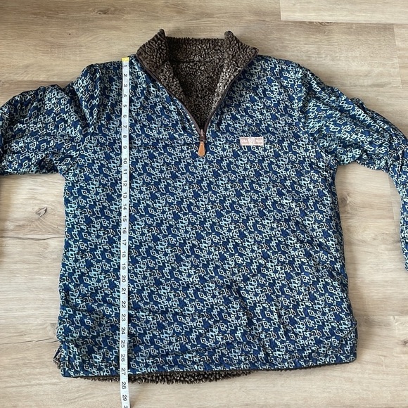 USA PALM Reversible Sherpa 1/4 zip sz M-L - Picture 6 of 9